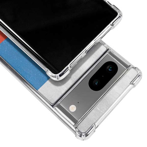 Russian Flag Distressed Google Pixel 8a Clear Case